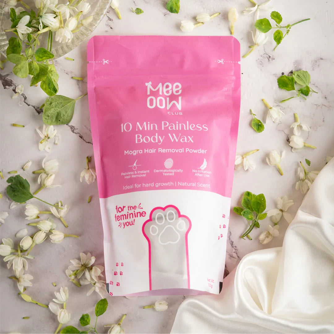 4-in-1 Body Hair Removal Wax Powder Mask