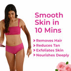 4-in-1 Body Hair Removal Wax Powder Mask