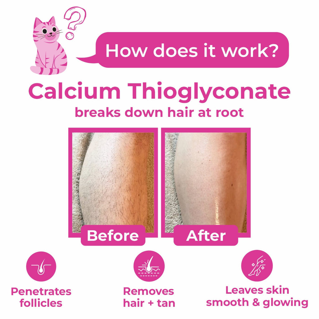 4-in-1 Body Hair Removal Wax Powder Mask