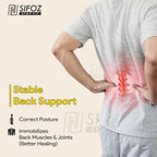 Sifoz Double Strap Lumbar Support Brace for Back Pain Relief for Men & Women