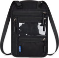 Travel Neck Wallet / Passport Holder – RFID Blocking Crossbody Pouch