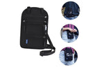 Travel Neck Wallet / Passport Holder – RFID Blocking Crossbody Pouch
