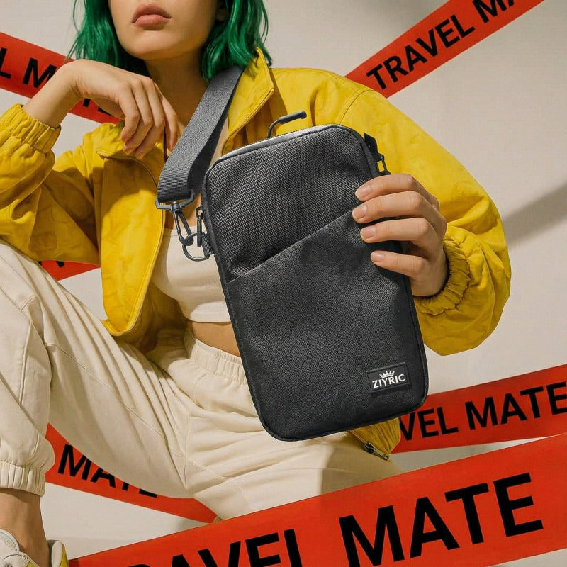 Cross Body Cash and Travel Mate Passport Pouch Bag