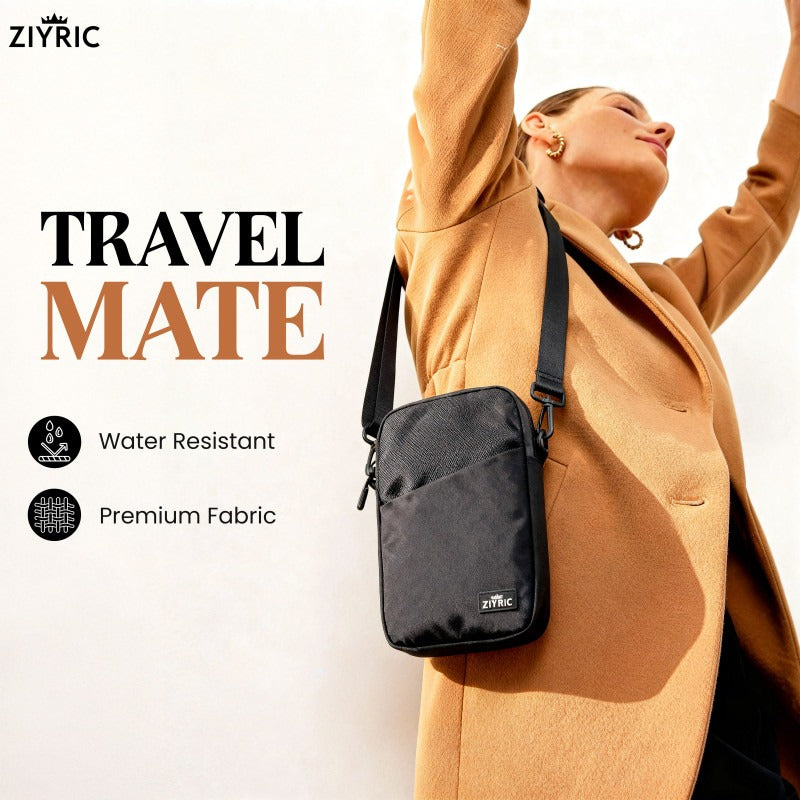 Cross Body Cash and Travel Mate Passport Pouch Bag