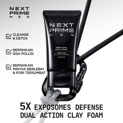 Next Prime Men Pembersih Wajah Pria Deep Clean 100 g