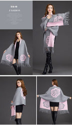 Sleeves Poncho Shawl