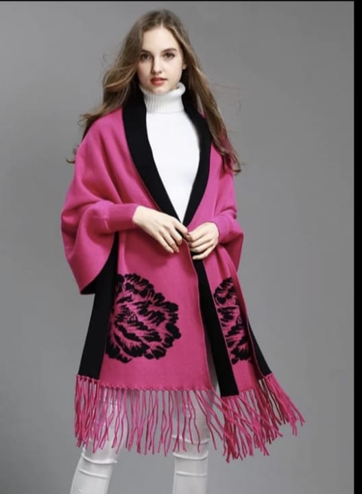 Sleeves Poncho Shawl