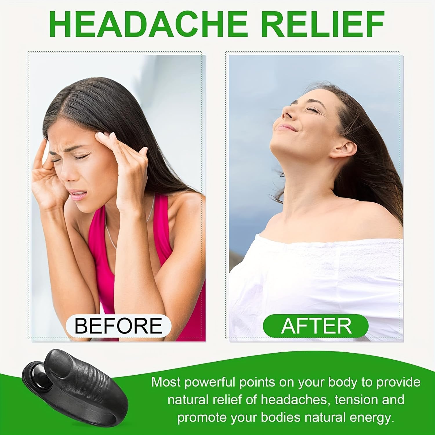 Sugar Control LI4 Acupressure Point Clip (Magnetic)